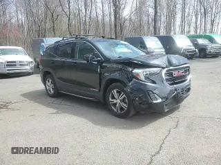 2018 GMC Terrain SLE z VIN 3GKALTEV6JL301849, wystawiony jako Copart lot #54121305 z przebiegiem 116 426 mil mil oraz Szkody całkowita. Historia ofert i sprzedaży dostępna na DreamBid. Obrazek 14.