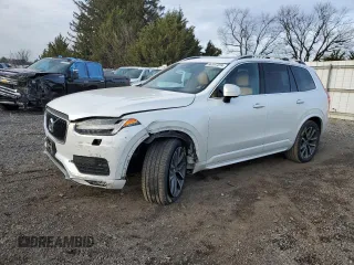 2017 Volvo XC90 Momentum with VIN YV4A22PK8H1117331, listed as a Copart auction lot 86197224 with 76,626 mi miles and Salvage Title. Bid and sale history available at carsss.com. Image 1.