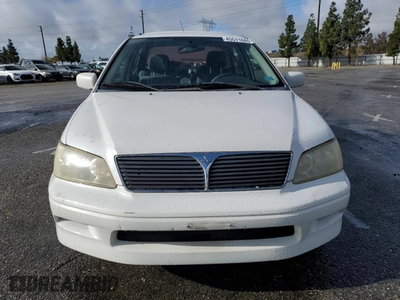 2002 Mitsubishi Lancer LS with VIN JA3AJ36EX2U004976, listed as a Copart auction lot 45511685 with 215,823 mi miles and Salvage Title. Bid and sale history available at carsss.com. Image 5.