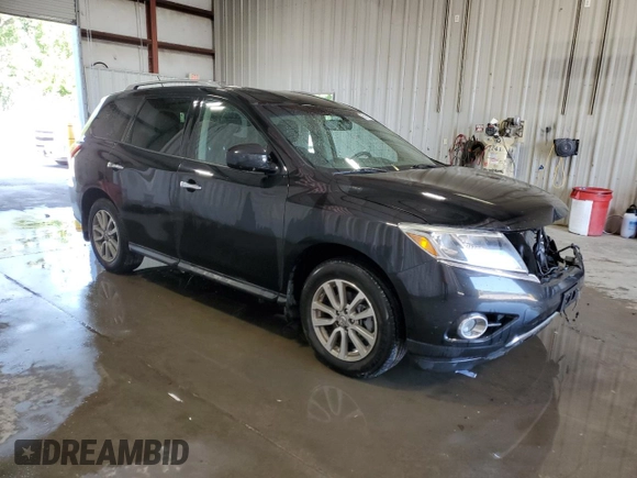 2016 Nissan Pathfinder Platinum with VIN 5N1AR2MM3GC645894, listed as a Copart auction lot 65990325 with 141,486 mi miles and Salvage title. Bid and sale history available at DreamBid. Image 4.