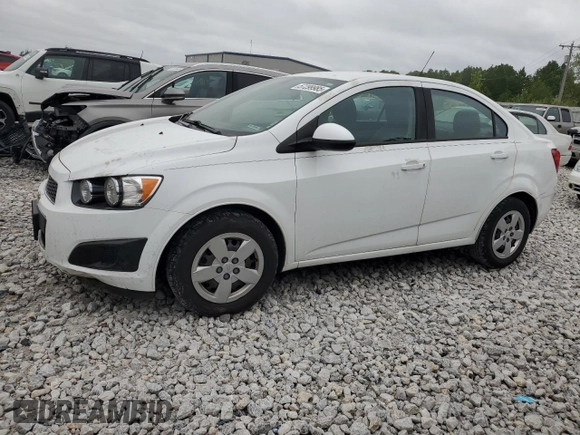 2015 Chevrolet Sonic LS with VIN 1G1JA5SH4F4165108, listed as a Copart auction lot 57299985 with 117,669 mi miles and Clean title. Bid and sale history available at DreamBid. Image 1.