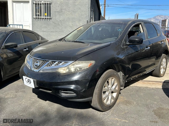 2013 Nissan Murano LE with VIN JN8AZ1MU1DW211454, listed as a Copart auction lot 42782645 with 140,124 mi miles and Clean Title. Bid and sale history available at carsss.com. Image 2.