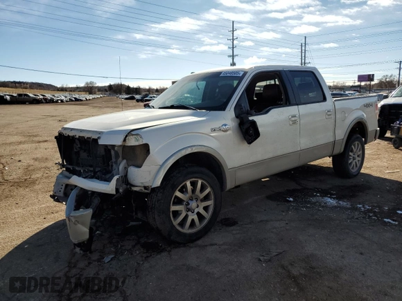 2009 Ford F-150 XL with VIN 1FTPW14V29KA73056, listed as a Copart auction lot 45048505 with 257,907 mi miles and Salvage Title. Bid and sale history available at carsss.com. Image 1.