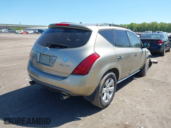 2006 Nissan Murano SL с VIN JN8AZ08W26W519631, выставлен на аукционе IAAI как лот 42217836 с пробегом 223 079 миль миль и . История ставок и продаж доступна на DreamBid. Изображение 4.