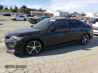 2024 Honda Civic Touring z VIN 2HGFE1F90RH327371, wystawiony jako Copart lot #52245055 z przebiegiem 7 629 mil mil oraz Szkoda całkowita • Salvage title. Historia ofert i sprzedaży dostępna na DreamBid. Obrazek 1.
