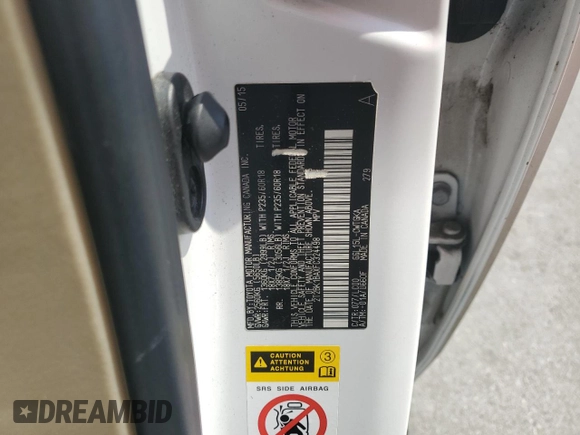 2015 Lexus RX 350 with VIN 2T2BK1BAXFC324498, listed as a Copart auction lot 62032775 with 108,234 mi miles and Salvage title. Bid and sale history available at DreamBid. Image 13.