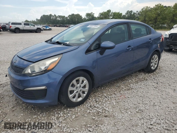 2016 Kia Rio LX with VIN KNADM4A35G6686434, listed as a Copart auction lot 66937954 with 62,418 mi miles and Salvage Title. Bid and sale history available at DreamBid. Image 1.