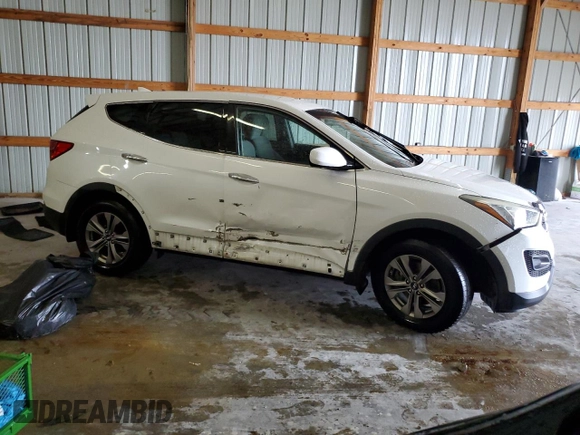 2016 Hyundai Santa Fe z VIN 5XYZTDLB8GG353853, wystawiony jako Copart lot #51740105 z przebiegiem 147 007 mil mil oraz Szkoda całkowita • Salvage title. Historia ofert i sprzedaży dostępna na DreamBid. Obrazek 4.