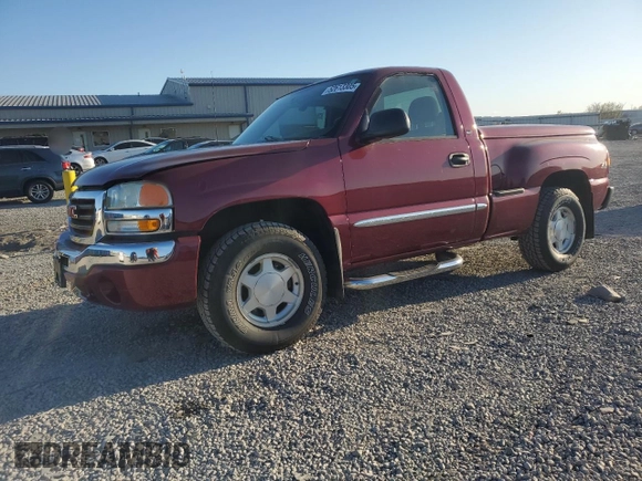 2004 GMC Sierra 1500 SLE with VIN 1GTEK14T64Z158936, listed as a Copart auction lot 52613305 with 100,797 mi miles and Salvage Title. Bid and sale history available at DreamBid. Image 1.