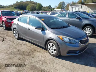 2016 Kia Forte LX with VIN KNAFX4A65G5522312, listed as a IAAI auction lot 40583940 with 114,623 mi miles. Bid and sale history available at carsss.com. Image 1.