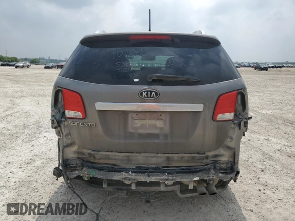 2013 Kia Sorento SX with VIN 5XYKW4A28DG362706, listed as a Copart auction lot 50388945 with 206,083 mi miles and Salvage Title. Bid and sale history available at carsss.com. Image 6.