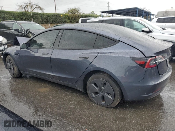 2023 Tesla Model 3 with VIN 5YJ3E1EA2PF639868, listed as a Copart auction lot 49247765 with 19,215 mi miles and Salvage Title. Bid and sale history available at carsss.com. Image 2.