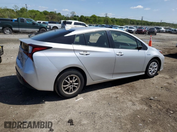 2022 Toyota Prius L Eco with VIN JTDKAMFU0N3176513, listed as a Copart auction lot 55253605 with 47,950 mi miles and Non Repairable. Bid and sale history available at DreamBid. Image 3.