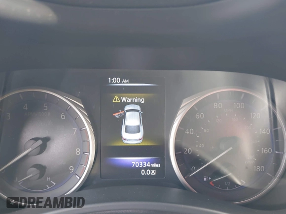 2017 Infiniti Q50 Red Sport 400 with VIN JN1FV7AP2HM850025, listed as a IAAI auction lot 41687964 with 70,334 mi miles. Bid and sale history available at carsss.com. Image 7.