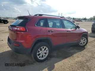 2015 Jeep Cherokee Sport with VIN 1C4PJMAB9FW640510, listed as a Copart auction lot 61372655 with 78,526 mi miles and Salvage title. Bid and sale history available at DreamBid. Image 3.