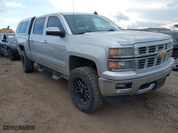2015 Chevrolet Silverado 1500 LTZ with VIN 3GCUKSEC4FG134752, listed as a IAAI auction lot 41188074 with 154,939 mi miles. Bid and sale history available at carsss.com. Image 1.