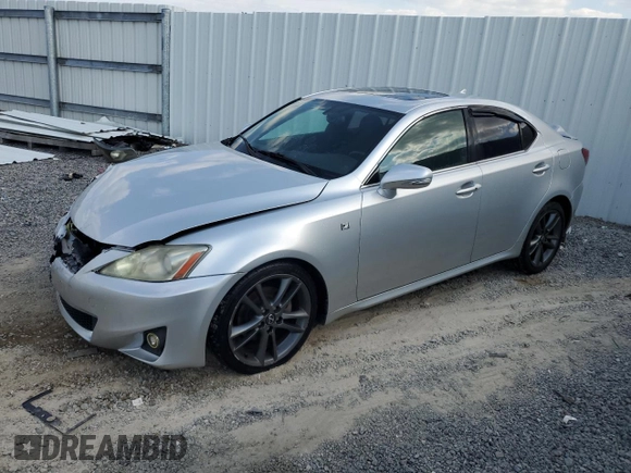 2012 Lexus IS 250 with VIN JTHBF5C22C5165863, listed as a Copart auction lot 52546885 with 135,868 mi miles and Clean Title. Bid and sale history available at DreamBid. Image 1.