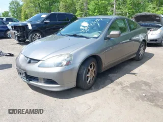 2005 Acura RSX with VIN JH4DC54805S011595, listed as a IAAI auction lot 42143094 with 187,238 mi miles. Bid and sale history available at carsss.com. Image 2.