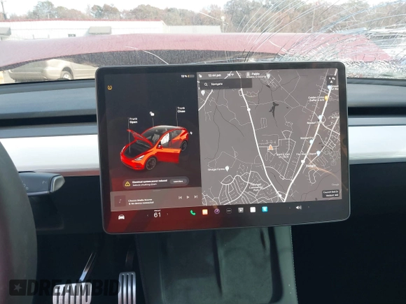 2023 Tesla Model Y Performance with VIN 7SAYGDEF6PF870935, listed as a IAAI auction lot 40718563 with 15,286 mi miles and . Bid and sale history available at DreamBid. Image 7.