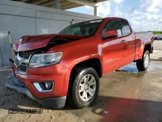 2016 Chevrolet Colorado 2WD LT with VIN 1GCHSCEAXG1191401, listed as a Copart auction lot 77888874 with 78,240 mi miles and Salvage Title. Bid and sale history available at carsss.com. Image 1.