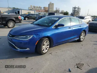 2015 Chrysler 200 Limited with VIN 1C3CCCAB1FN697104, listed as a Copart auction lot 58912235 with Not provided miles and Salvage title. Bid and sale history available at DreamBid. Image 1.