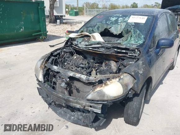 2007 Nissan Versa 1.8 S with VIN 3N1BC13E67L431049, listed as a IAAI auction lot 41723148 with 1 mi miles. Bid and sale history available at carsss.com. Image 6.