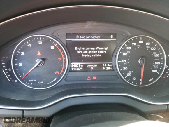 2018 Audi Q5 Premium with VIN WA1ANAFY9J2172715, listed as a Copart auction lot 68023702 with 54,879 mi miles. Bid and sale history available at carsss.com. Image 9.