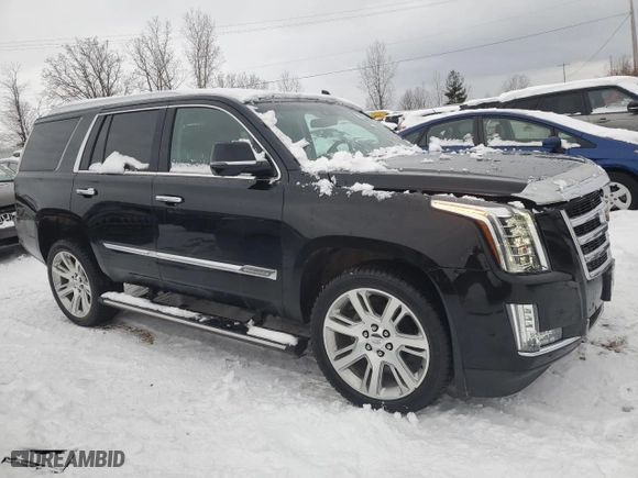 2017 Cadillac Escalade Premium Luxury with VIN 1GYS4CKJ7HR347900, listed as a Copart auction lot 88704995 with 90,981 mi miles and Clean Title. Bid and sale history available at carsss.com. Image 4.