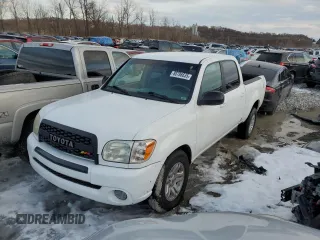 2005 Toyota Tundra SR5 with VIN 5TBDT44105S500403, listed as a Copart auction lot 88786635 with 133,227 mi miles and Salvage Title. Bid and sale history available at DreamBid. Image 1.