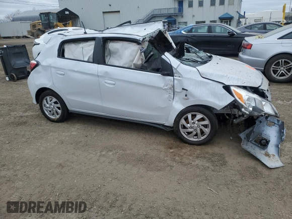 2022 Mitsubishi Mirage ES с VIN ML32AUHJ0NH004765, выставлен на аукционе Copart как лот 56042665 с пробегом Не указан миль и На запчасти • Non repairable. История ставок и продаж доступна на DreamBid. Изображение 4.