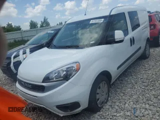 2019 Ram ProMaster City Cargo Tradesman SLT with VIN ZFBHRFBB3K6M05024, listed as a Copart auction lot 57157335 with 107,526 mi miles and Clean title. Bid and sale history available at DreamBid. Image 1.