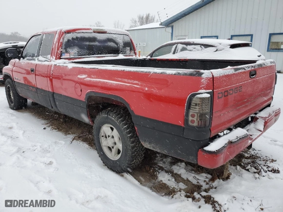1999 Dodge Ram 1500 with VIN 1B7HC13Z7XJ646070, listed as a Copart auction lot 87679325 with 227,674 mi miles and Salvage Title. Bid and sale history available at carsss.com. Image 2.