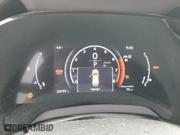 2023 Lexus RX 350 with VIN 2T2BAMCA7PC004804, listed as a Copart auction lot 51845555 with 24,797 mi miles and Salvage Title. Bid and sale history available at DreamBid. Image 9.