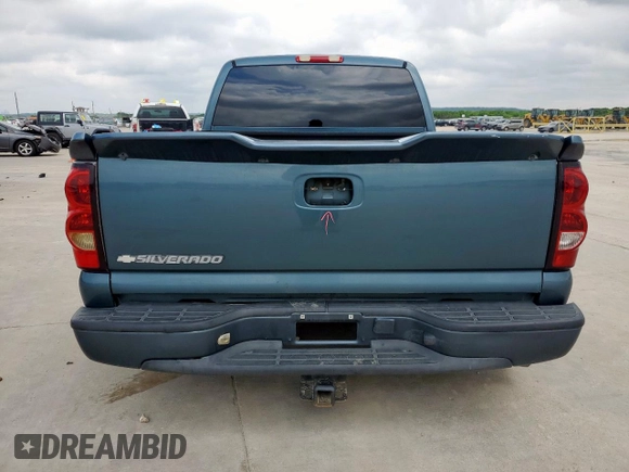 2007 Chevrolet Silverado 1500 LS with VIN 1GCEC19X57Z144975, listed as a Copart auction lot 53788615 with 217,344 mi miles and Salvage Title. Bid and sale history available at DreamBid. Image 6.