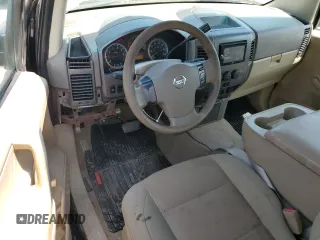 2008 Nissan Titan XE with VIN 1N6BA06A88N301438, listed as a Copart auction lot 59638385 with 122,576 mi miles and Salvage title. Bid and sale history available at DreamBid. Image 8.