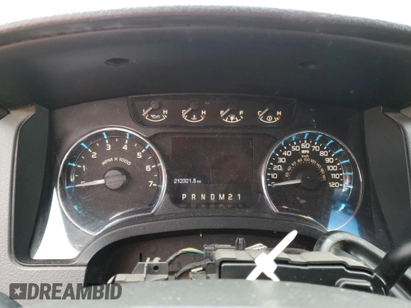 2012 Ford F-150 XL with VIN 1FTEW1CM5CFB28860, listed as a Copart auction lot 43848955 with 212,321 mi miles and Clean Title. Bid and sale history available at carsss.com. Image 9.