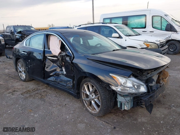 2010 Nissan Maxima 3.5 SV w/Sport Pkg with VIN 1N4AA5AP0AC842577, listed as a IAAI auction lot 42015887 with 96,063 mi miles. Bid and sale history available at carsss.com. Image 1.