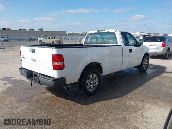 2007 Ford F-150 XL with VIN 1FTRF12247KC68364, listed as a IAAI auction lot 41856581 with 133,659 mi miles. Bid and sale history available at carsss.com. Image 4.