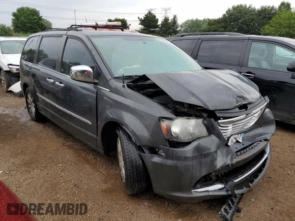 2012 Chrysler Town & Country Touring L with VIN 2C4RC1CG3CR194367, listed as a Copart auction lot 62538554 with 91,393 mi miles and Salvage Title. Bid and sale history available at DreamBid. Image 4.