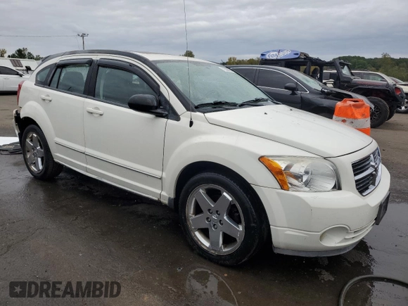 2008 Dodge Caliber R/T with VIN 1B3HB78K48D600733, listed as a Copart auction lot 72380784 with 92,881 mi miles and Salvage Title. Bid and sale history available at DreamBid. Image 4.