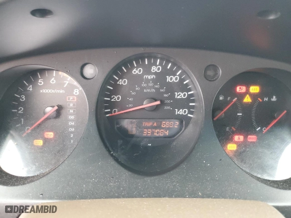 2003 Acura MDX with VIN 2HNYD18273H544735, listed as a Copart auction lot 43746955 with 337,084 mi miles and Salvage Title. Bid and sale history available at carsss.com. Image 9.