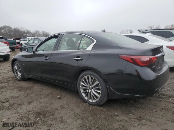 2018 Infiniti Q50 3.0t SPORT with VIN JN1EV7AR3JM444600, listed as a Copart auction lot 83807224 with NaN miles and Salvage Title. Bid and sale history available at carsss.com. Image 2.
