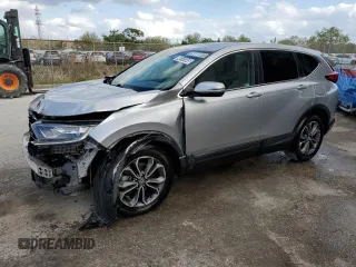 2021 Honda CR-V EX with VIN 2HKRW2H55MH609160, listed as a Copart auction lot 46141845 with 96,464 mi miles and Non Repairable. Bid and sale history available at carsss.com. Image 1.
