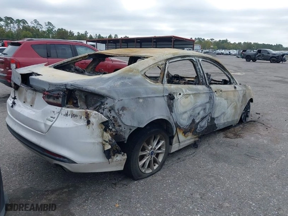 2017 Ford Fusion SE with VIN 3FA6P0HD7HR290249, listed as a IAAI auction lot 40649621 with 1 mi miles. Bid and sale history available at carsss.com. Image 4.