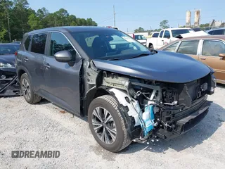 2023 Nissan Rogue SV with VIN 5N1BT3BB1PC924676, listed as a IAAI auction lot 42191295 with 38,351 mi miles and . Bid and sale history available at DreamBid. Image 1.