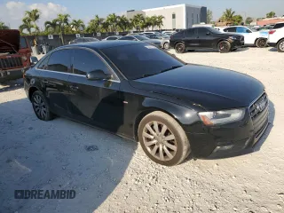 2013 Audi A4 Premium with VIN WAUAFAFL8DN011148, listed as a Copart auction lot 53547775 with 89,605 mi miles and Clean Title. Bid and sale history available at carsss.com. Image 4.
