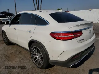 2016 Mercedes-Benz GLE 63 S AMG with VIN 4JGED7FBXGA047144, listed as a Copart auction lot 87331464 with 133,611 mi miles and Salvage title. Bid and sale history available at DreamBid. Image 2.