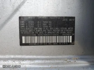 2017 Subaru Impreza with VIN 4S3GTAA65H1716610, listed as a Copart auction lot 48934385 with 71,099 mi miles and Salvage Title. Bid and sale history available at carsss.com. Image 12.