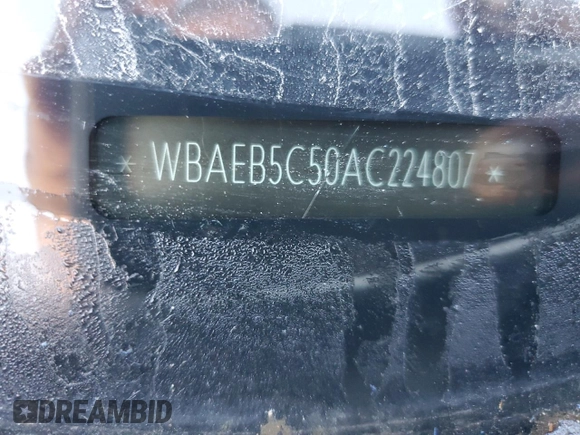 2010 BMW 6 Series 650i z VIN WBAEB5C50AC224807, wystawiony jako Copart lot #73411584 z przebiegiem 112 734 mil mil oraz Szkoda całkowita • Salvage title. Historia ofert i sprzedaży dostępna na DreamBid. Obrazek 12.