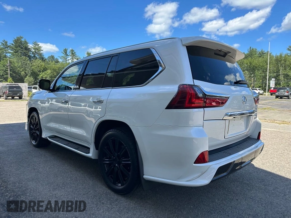 2017 Lexus LX 570 z VIN JTJHY7AX7H4243757, wystawiony jako Copart lot #66006545 z przebiegiem 94 422 mil mil oraz Czysty tytuł • Clean title. Historia ofert i sprzedaży dostępna na DreamBid. Obrazek 3.